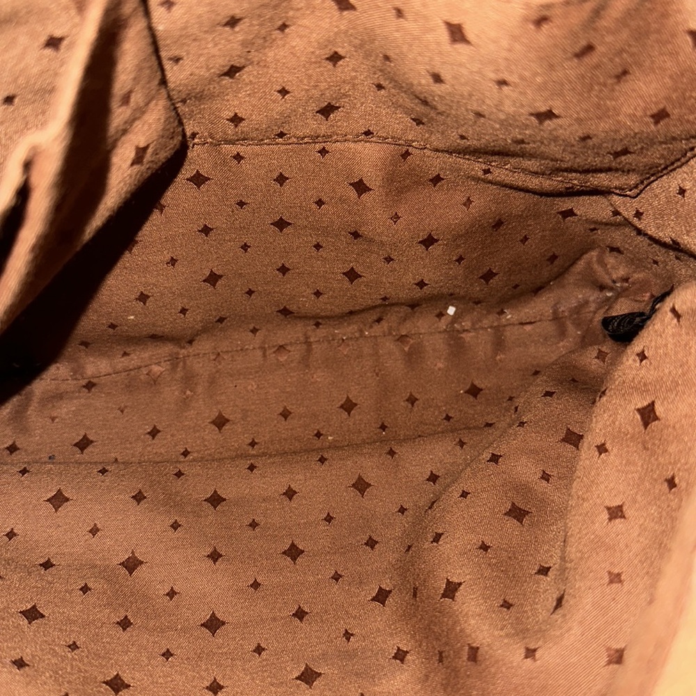 Fossil Brown Leather Bag 13” x 12” - Picture 8 of 11